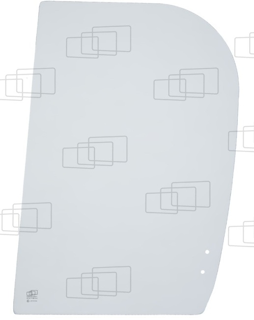VITRE DROITE ARRIERE COULISSANTE JCB 827/80311 - 055724C
