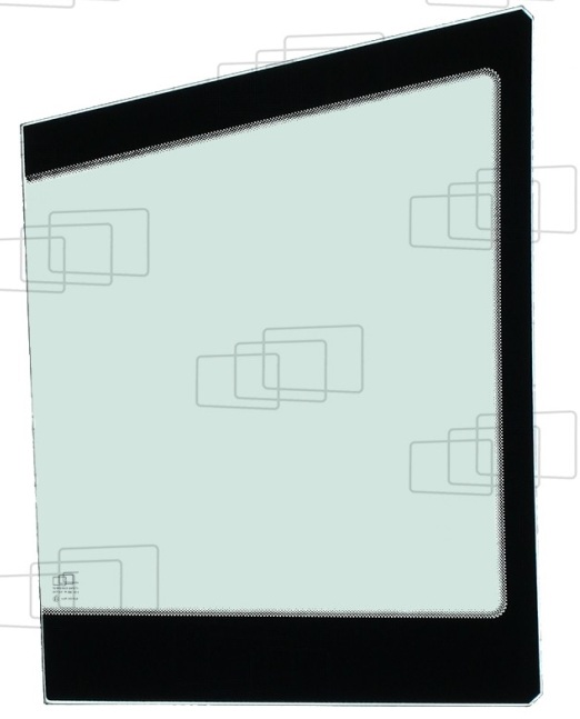 VITRE AVANT PARTIE BASSE GAUCHE JCB 827/80345 adaptable 056932G