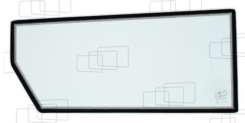 VITRE INFERIEURE PORTE BASSE COMPATIBLE JCB 827/80175