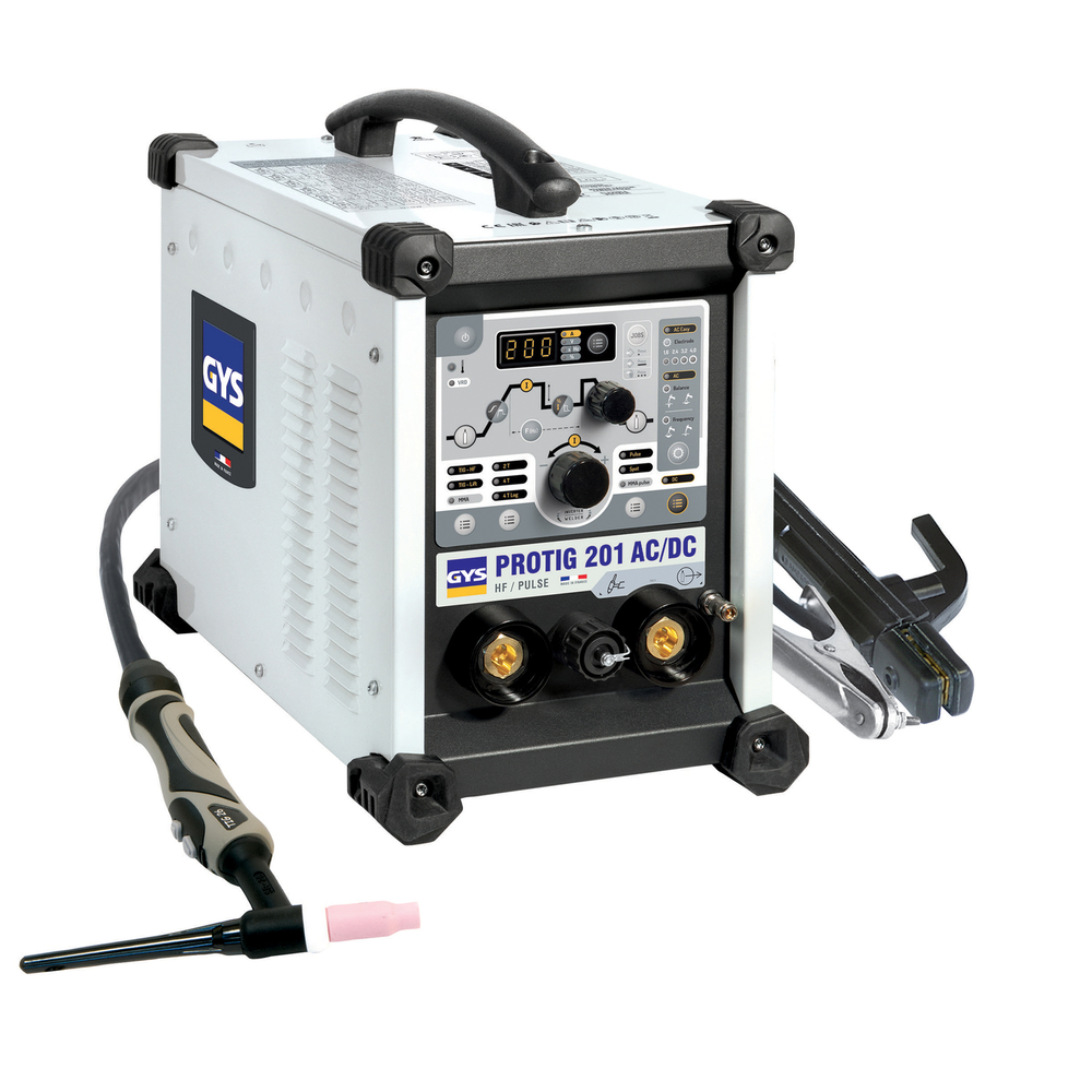 POSTE SOUDURE PROTIG 201 AC/DC FV - AVEC ACCESSOIRES - SR26DB-4m - GYS - 063945