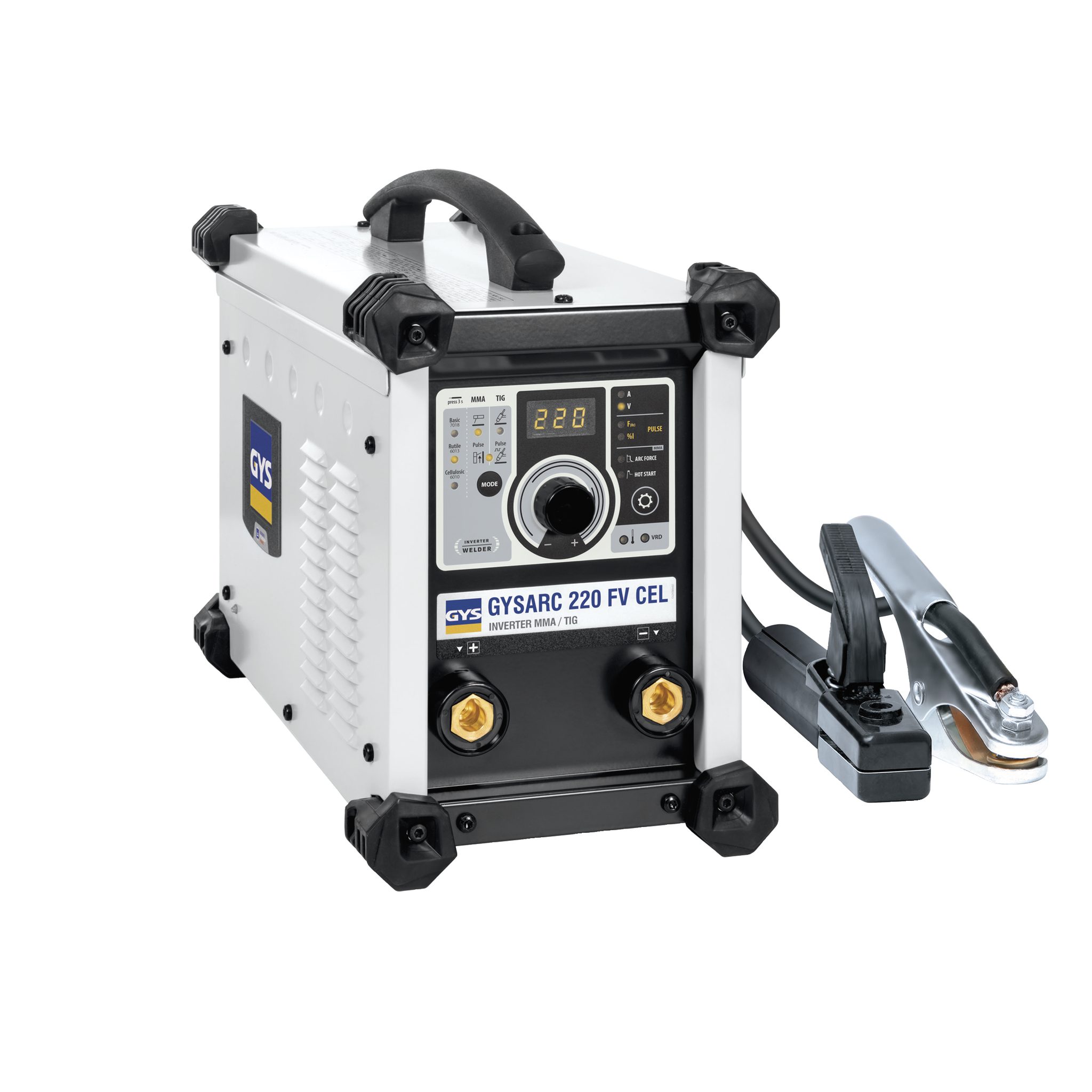 Poste de soudure MMA 220 A GYSARC 220 FV CEL (avec accessoires) GYS 065529
