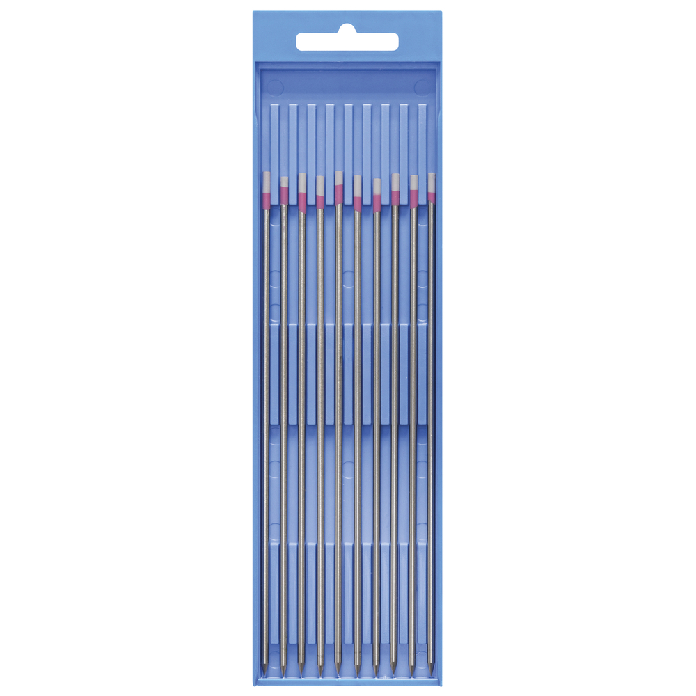 10 ÉLECTRODES TUNGSTENE LYMOX LUX Ø2,4 - FUCHSIA/GRIS - AC/DC - GYS - 072442