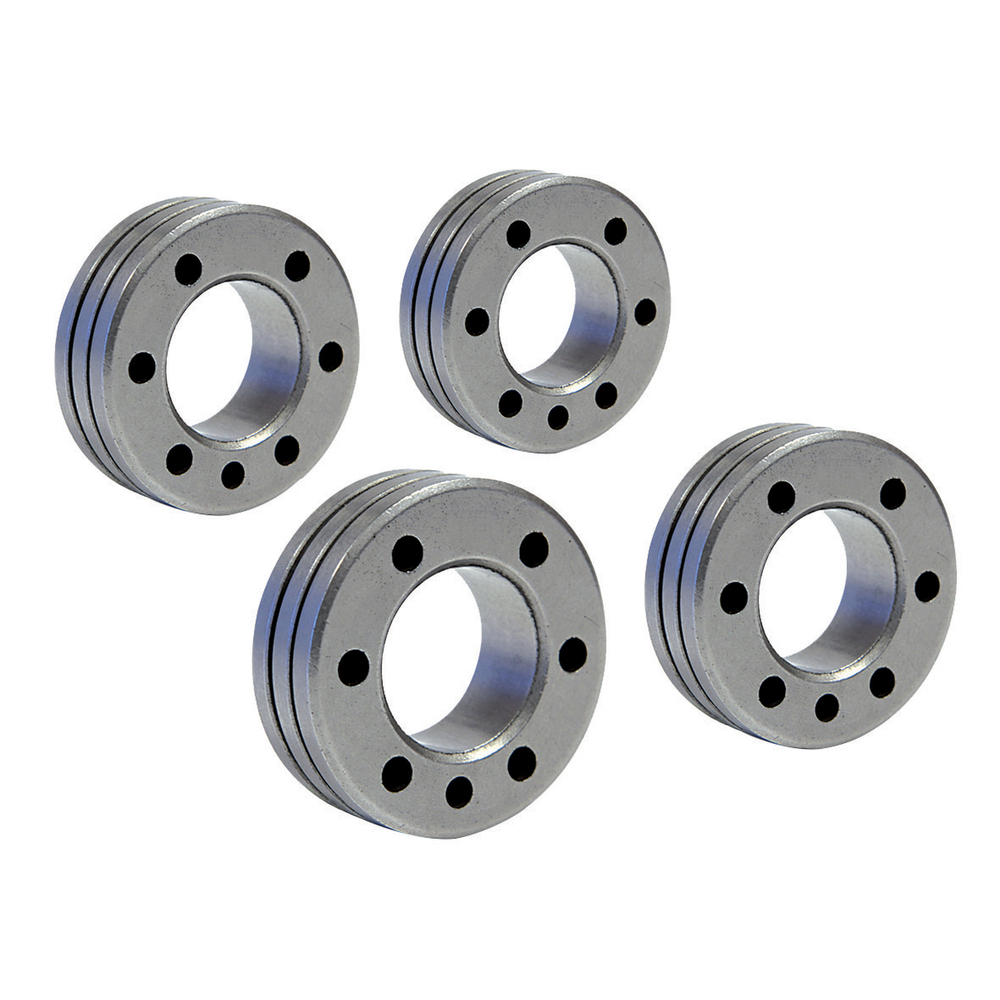 LOT DE 4 GALETS TWIN TYPE C - FIL FOURRE ACIER Ø 1.2/1.2 - GYS - 080614