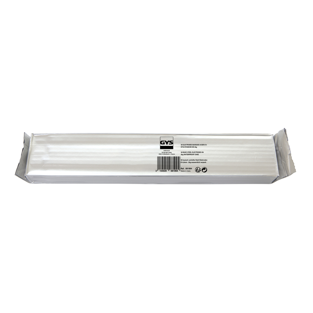 38 ÉLECTRODES BASIQUES ACIER Ø4,0 - ETUI ETANCHE DE 2kg - GYS - 081994