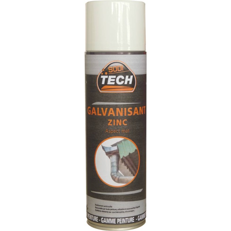Galvanisant zinc aspect mat 500ml SODITECH - 10150