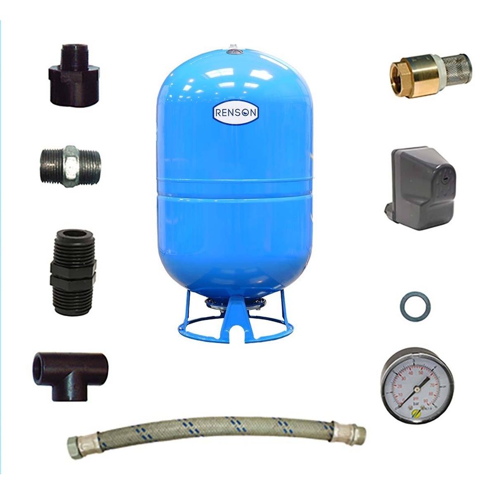 KIT RESERVOIR VERTICAL 60L POUR POMPE DE SURFACE - RENSON - 103306