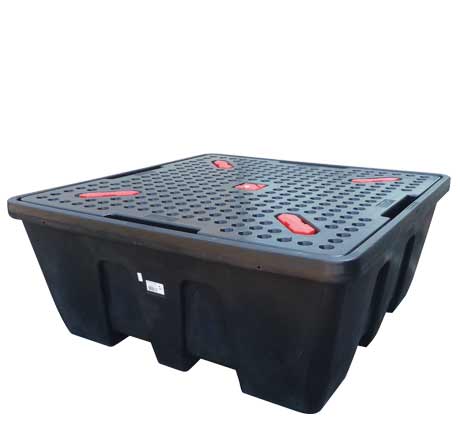 Bac CUBI-PE 1200/1 avec caillebotis PE CEMO - 10520