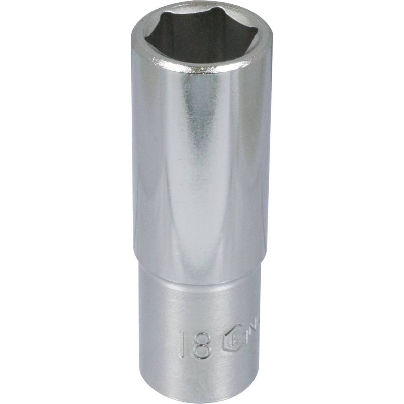 Douille longue 1/2' taille 18 dt /carte DRAKKAR TOOLS - 10873