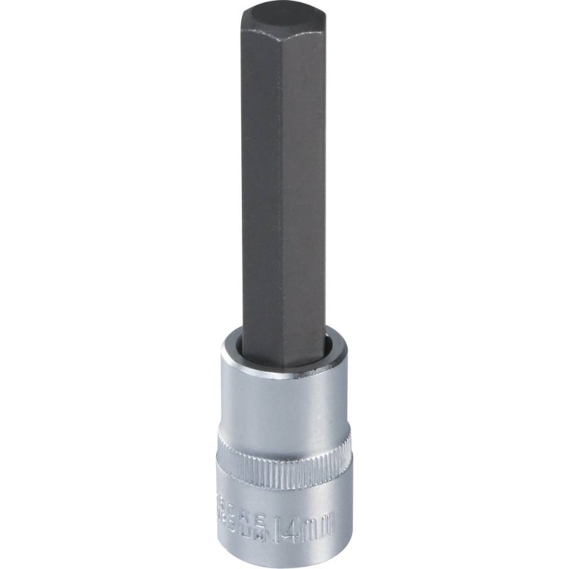 Douille 100mm embout hexagonal 6 pans 1/2' taille 14mm dt DRAKKAR TOOLS - 11136