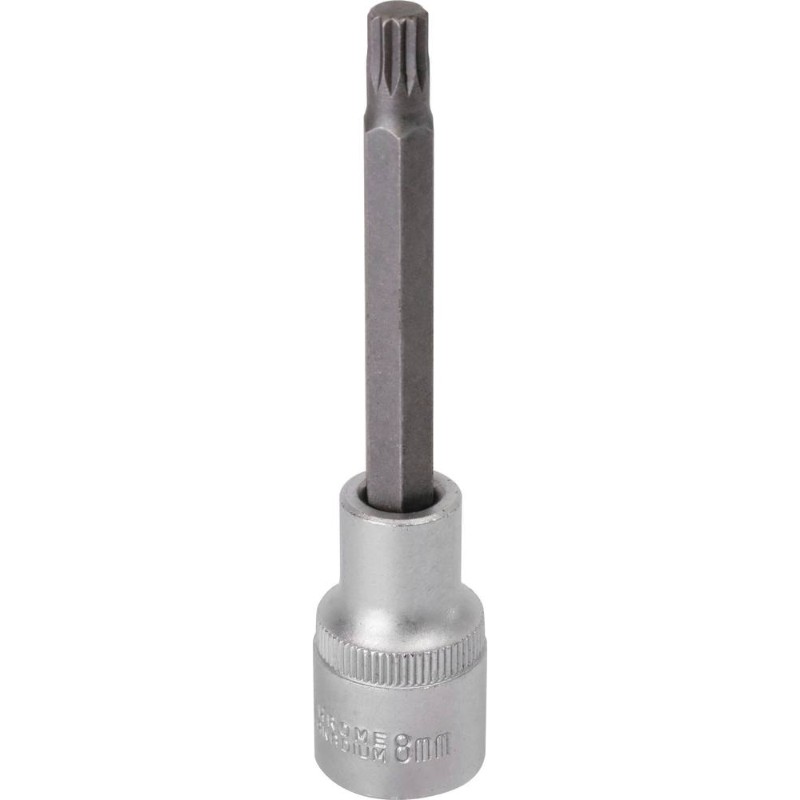 Douille 100mm embout x2n 1/2' taille 8mm dt DRAKKAR TOOLS - 11141