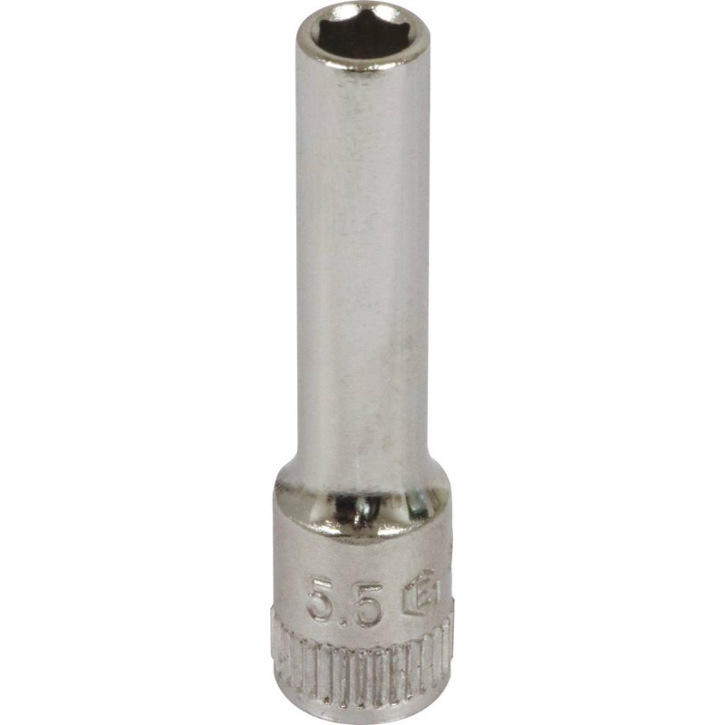 Douille longue 1/4 l50mm taille 5.5 dt /carte DRAKKAR TOOLS - 11826
