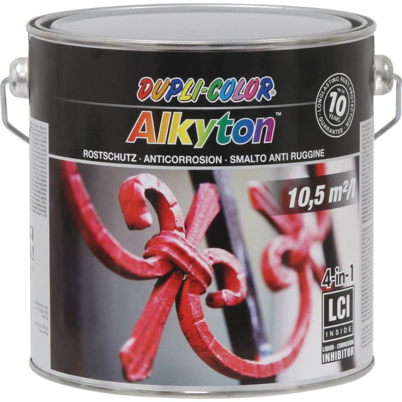 Peinture alkyton noir brillant 2500ml DUPLI-COLOR - 11850