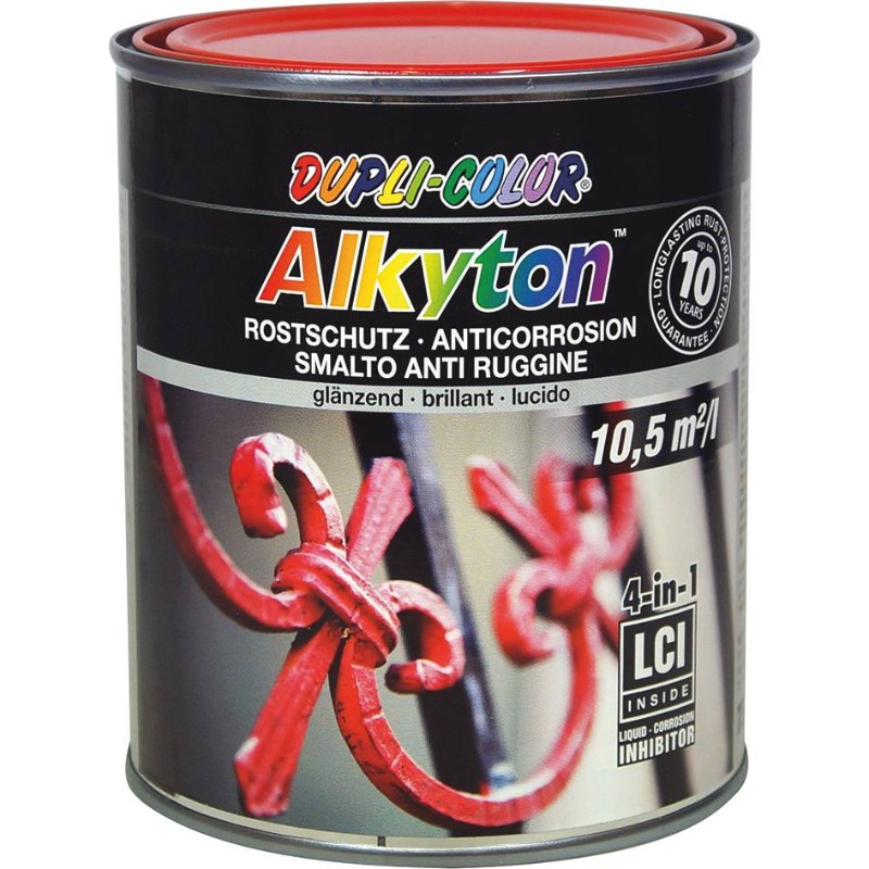 Peinture alkyton rouge ral 3020 750ml DUPLI-COLOR - 11851