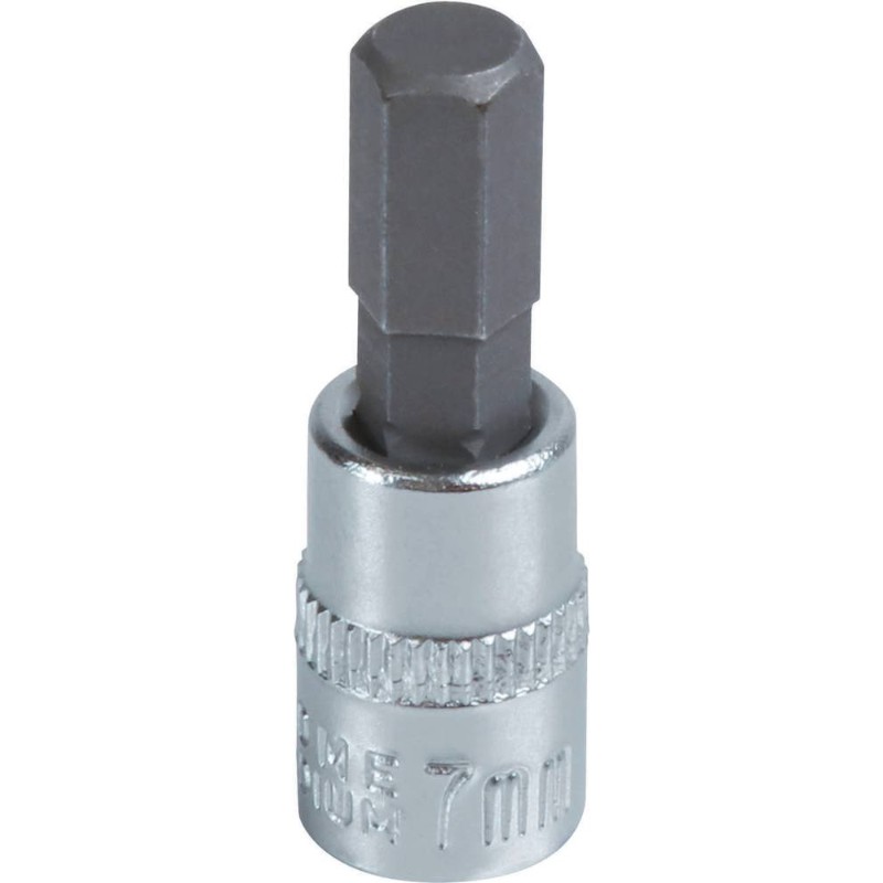 Douille 37mm embout hexagonal 6 pans 1/4' taille 7mm dt DRAKKAR TOOLS - 12092