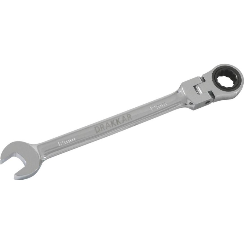 CLE MIXTE ARTICULEE A CLIQUET 12MM *DT* - 12477