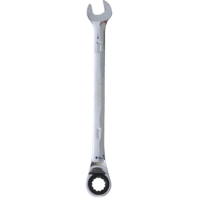 Cle mixte coudee cliquet 8mm 72d/carte dt DRAKKAR TOOLS - 12631