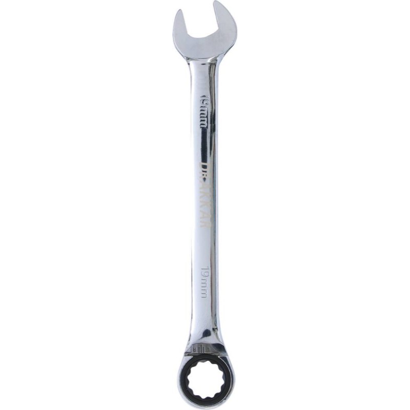 Cle mixte coudee cliquet 19mm 72d/carte dt DRAKKAR TOOLS - 12639
