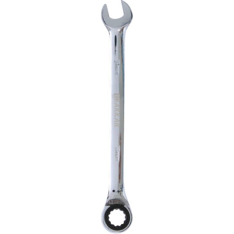 Cle mixte coudee cliquet 10mm 72 dents dt DRAKKAR TOOLS - 12643