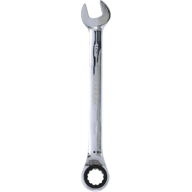 Cle mixte coudee a cliquet 14mm 72 dents dt DRAKKAR TOOLS - 12678