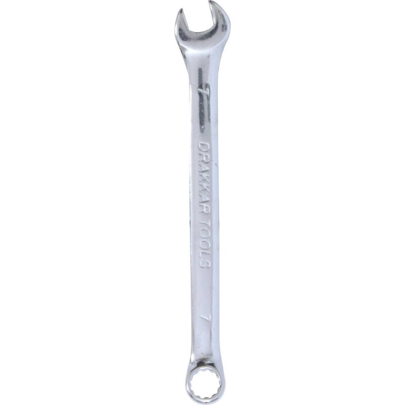 Cle mixte 7mm /carte dt full polish DRAKKAR TOOLS - 13857