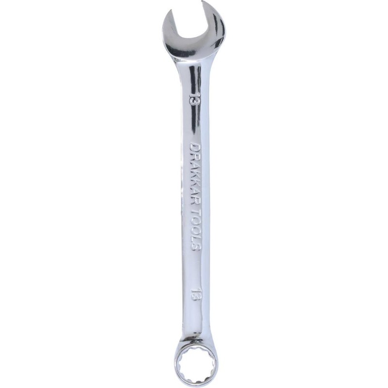 Cle mixte 13mm /carte dt full polish DRAKKAR TOOLS - 13869