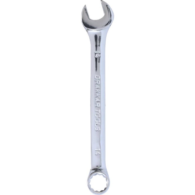 Cle mixte 14mm /carte dt full polish DRAKKAR TOOLS - 13871