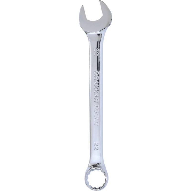 Cle mixte 22mm /carte dt full polish DRAKKAR TOOLS - 13887