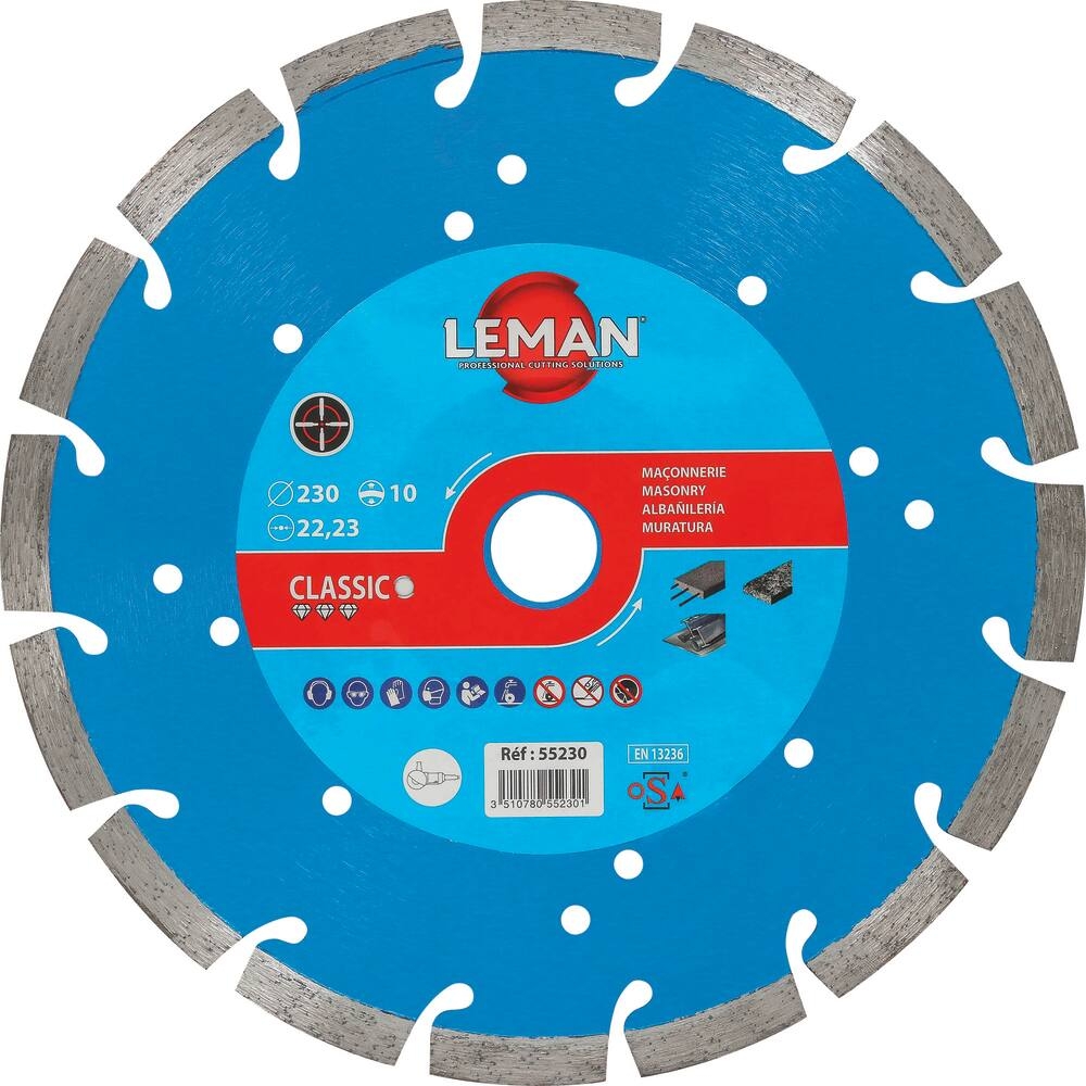 DISQUE DIAMANT PRO LASER VENTILE 230MM - SODISE - 14169