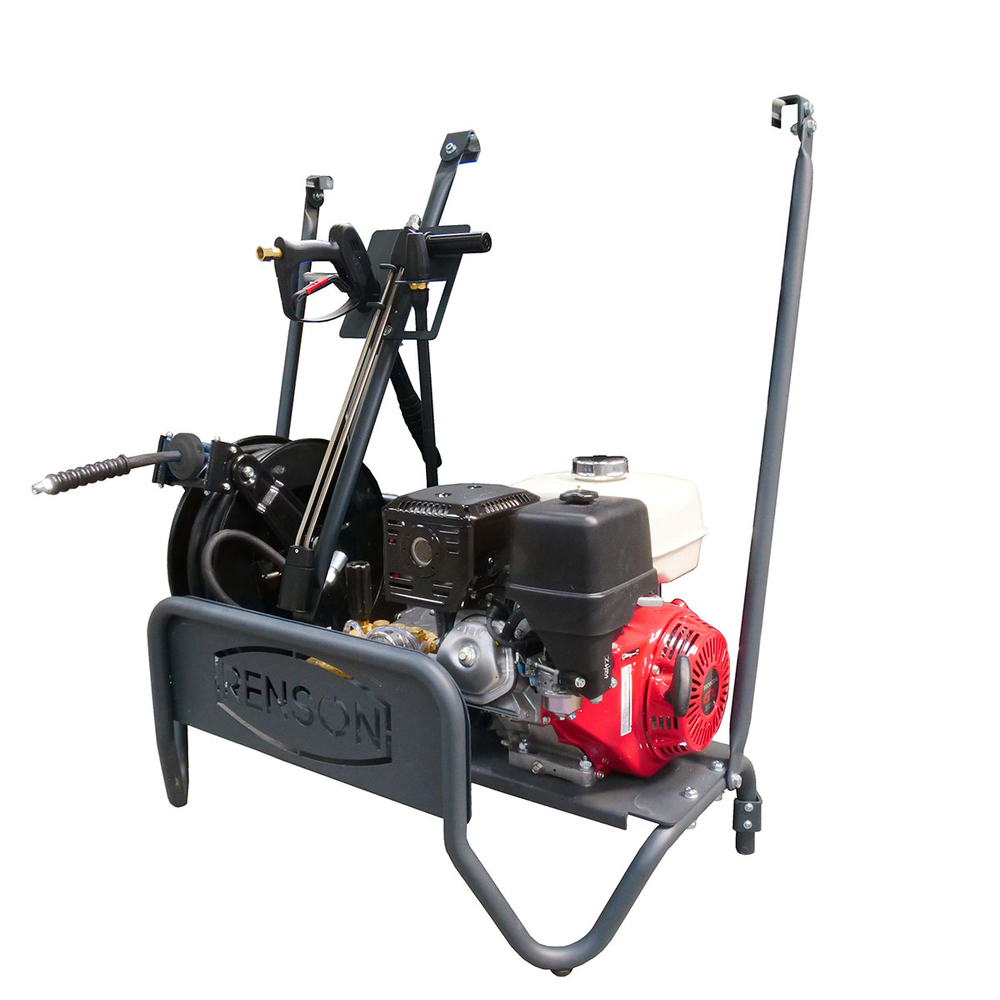 NETTOYEUR HAUTE PRESSION BOOSTIBC THERMIQUE 250B - 15L/MIN - ENROULEUR 20M - RENSON - 142398