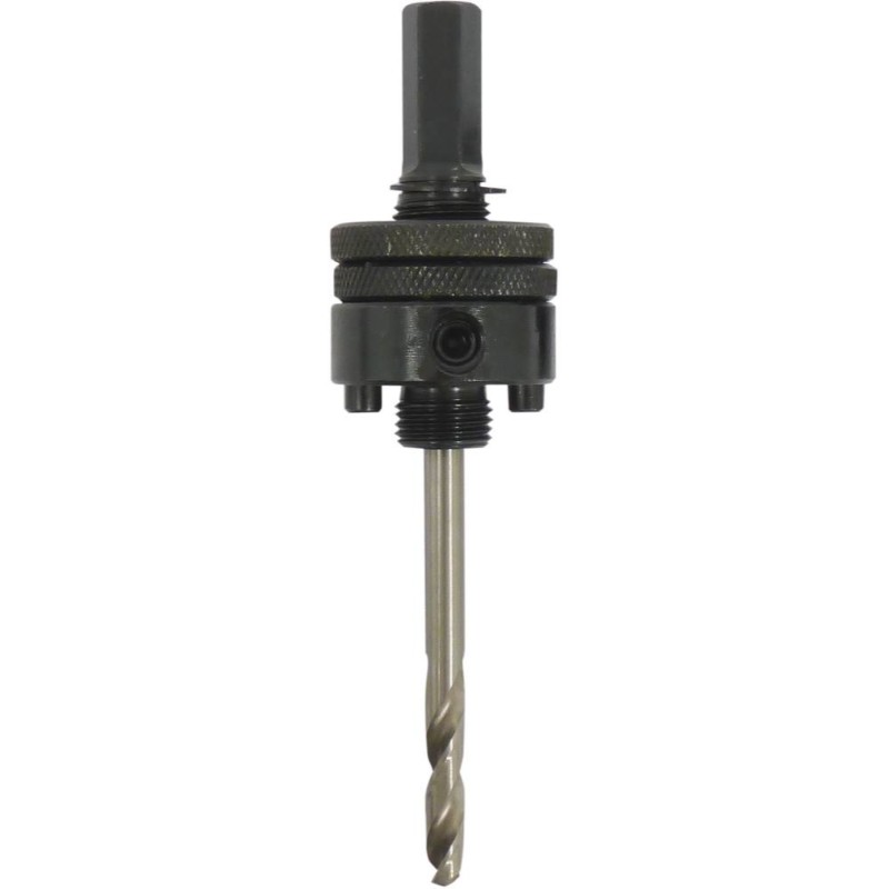 Mandrin sur tige 7/16' pour scie trépan de 32 à 152mm DRAKKAR TOOLS - 14718
