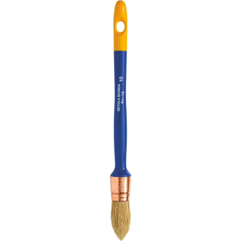 12 pinceaux ronds 'rechampir' 18mm no0 DRAKKAR TOOLS - 15910