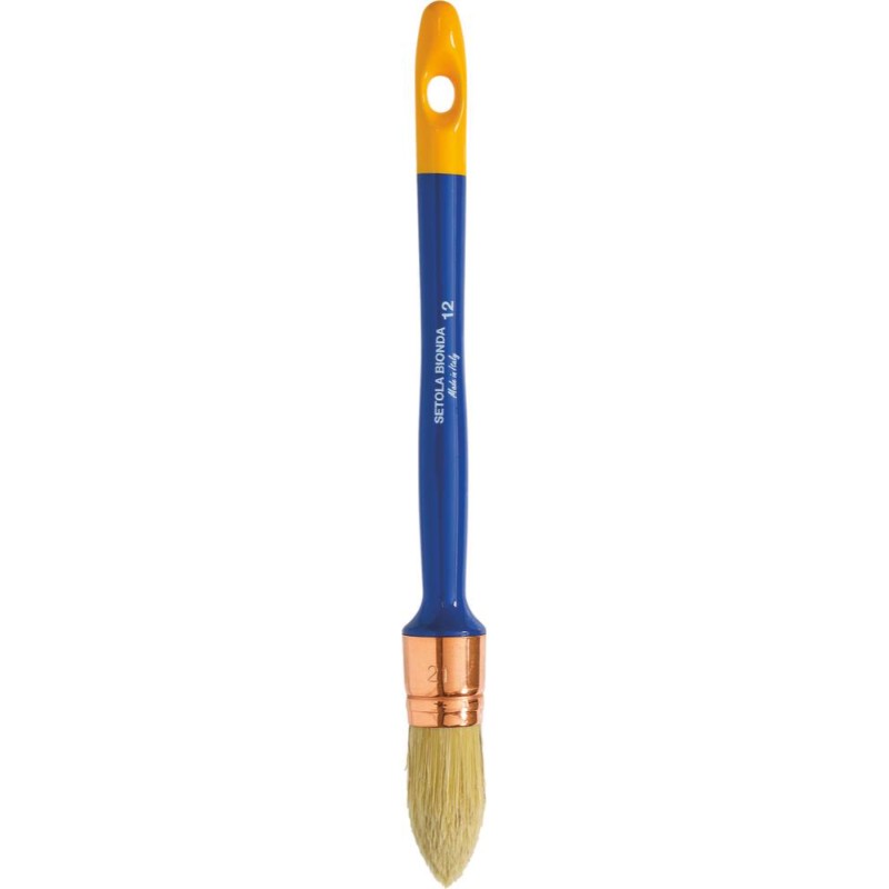 12 pinceaux ronds 'rechampir' 21mm no2 (15913) DRAKKAR TOOLS - 15912