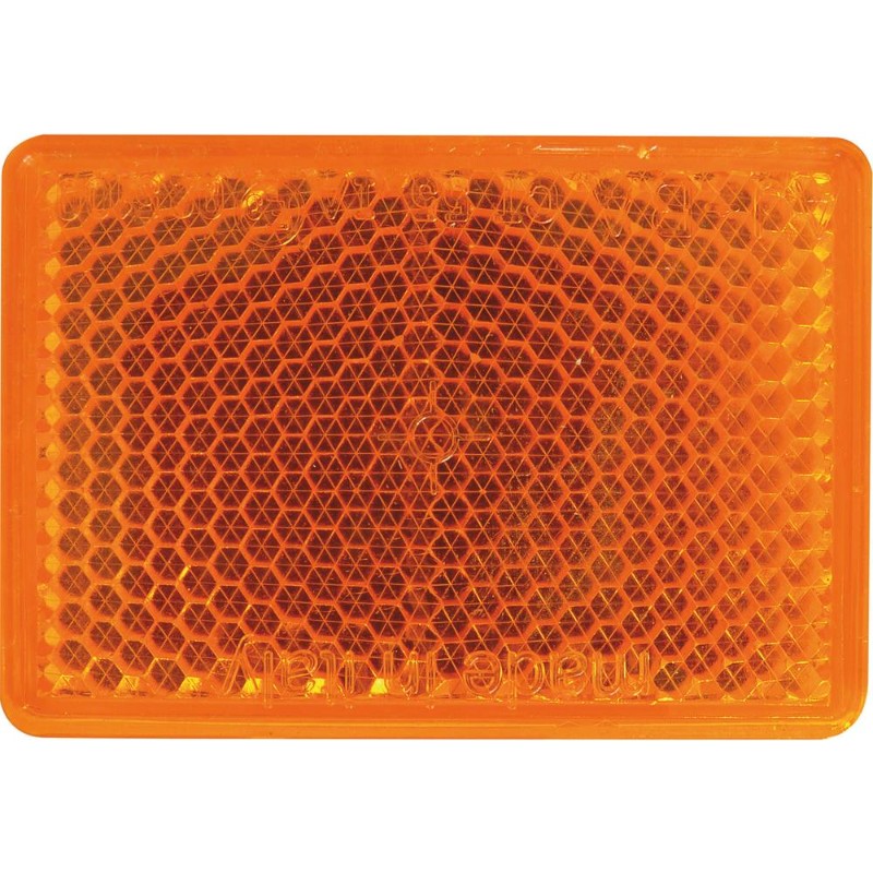 Catadioptre rectang. adhesif orange AJ.BA - 16155