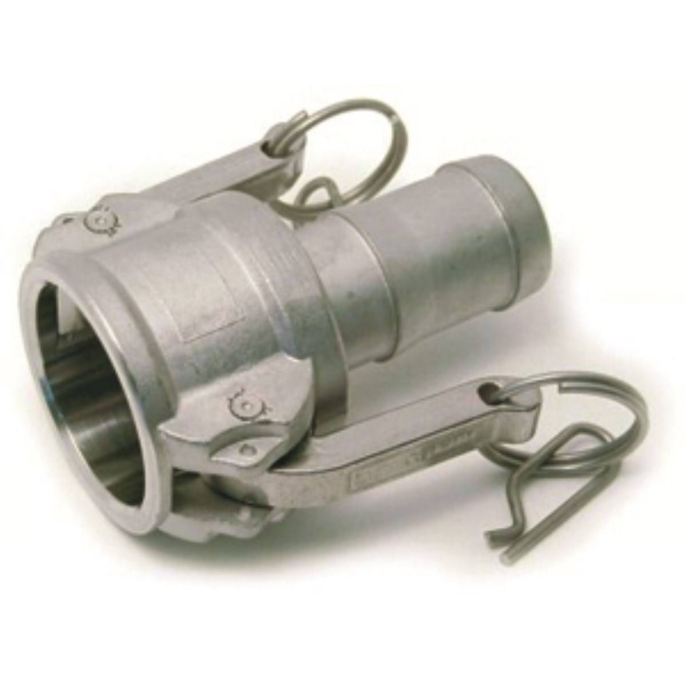 COUPLEUR FEMELLE TYPE C INOX DIAMETRE 100MM RACCORD A CAMES - RENSON - 162070