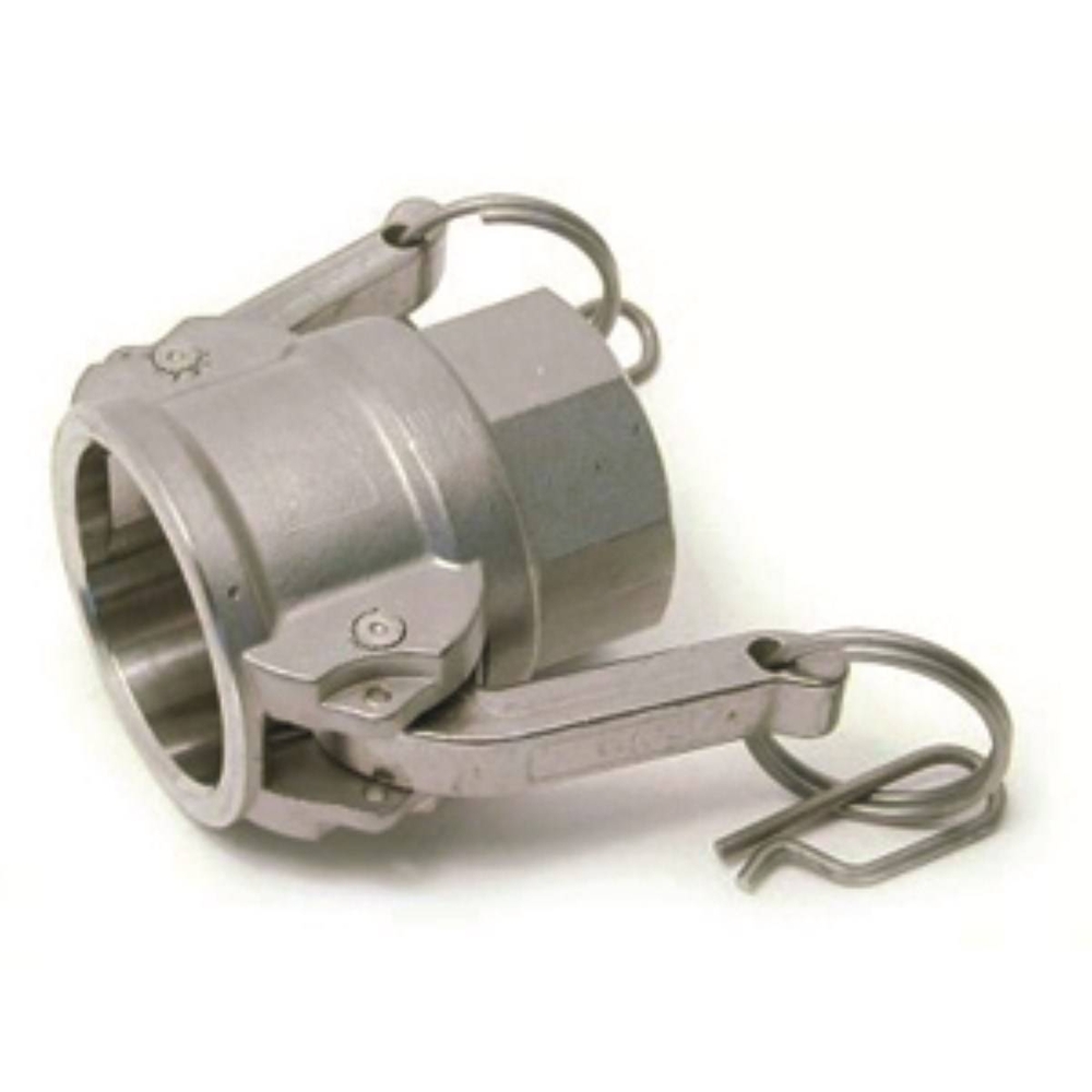 COUPLEUR FEMELLE TYPE D ALU DIAMETRE 150MM RACCORD A CAMES - RENSON - 162076