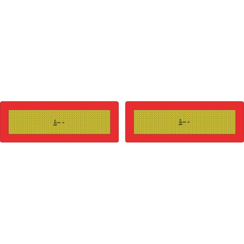 JEU 2 PLAQUES ALU -REMORQUE- NEW NORME -16947