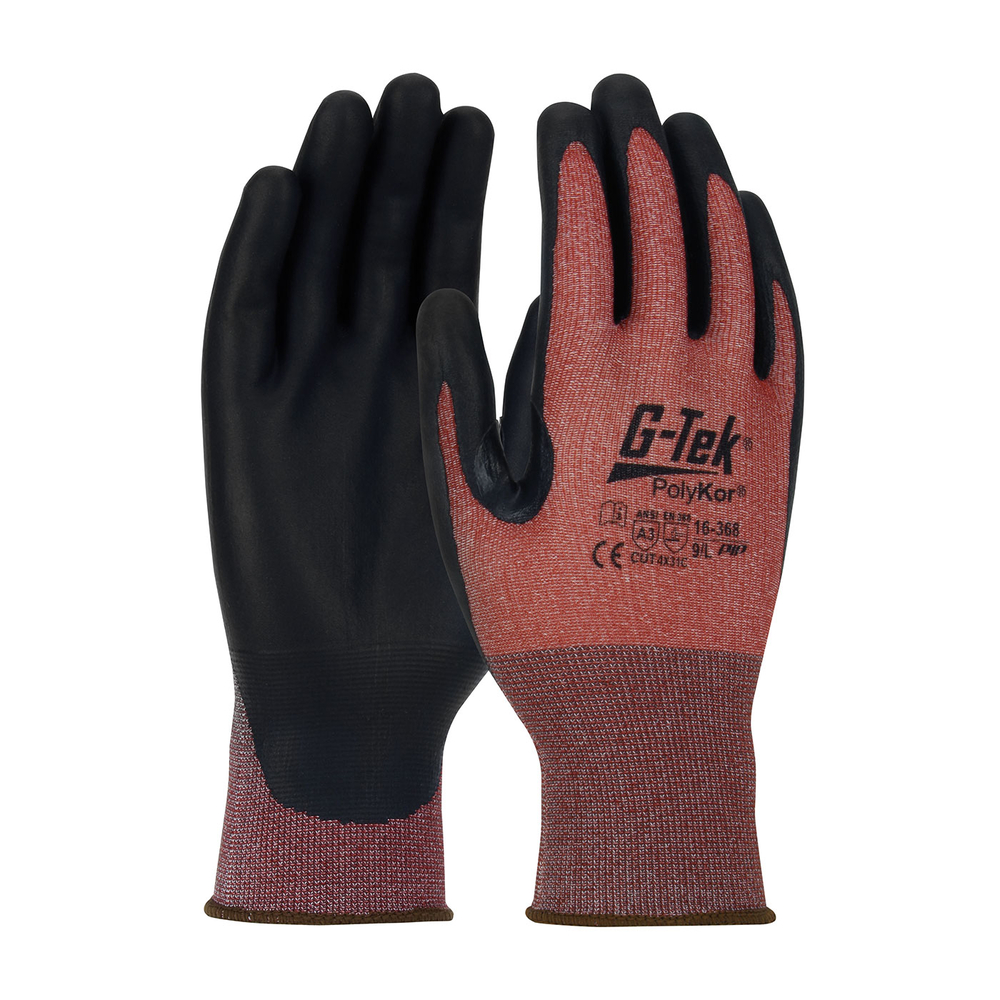 Gants manutention Neofoam PolyKor X7 rouge - Lot de 12 - G-TEK - 16-368