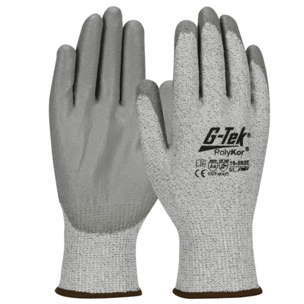 Gants doublure HPPE PolyKor Poivre et sel - Lot de 12 - G-TEK - 16-560E