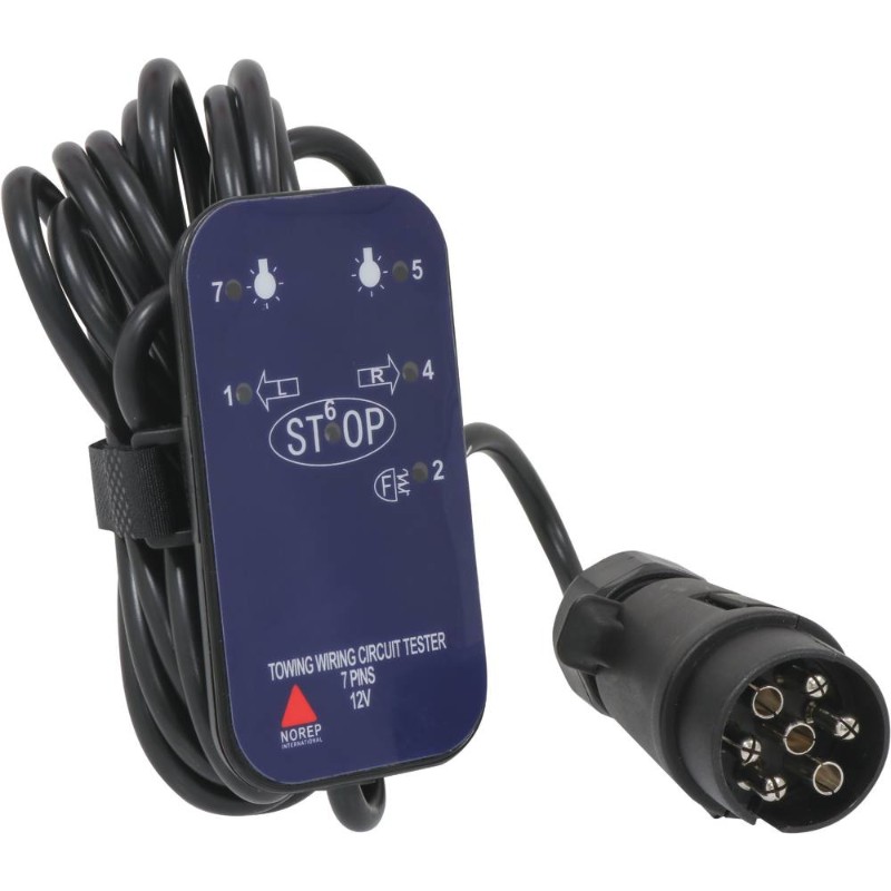 BOITIER DE CONTROLE DU FAISCEAU D ATTELAGE DU VEHICULE 12V 7 BROCHES -17110