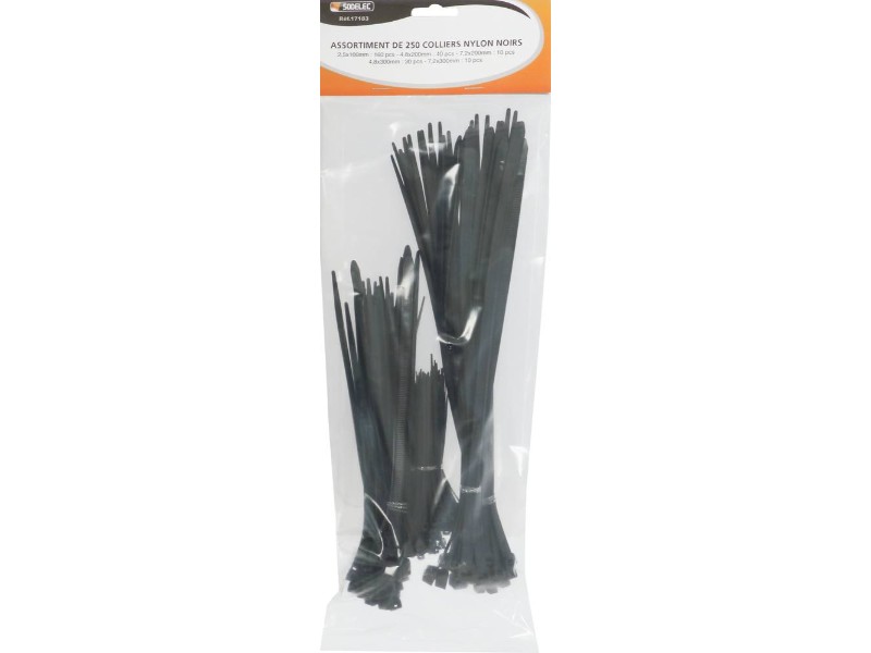 Assortiment 250 colliers SODELEC - 17183