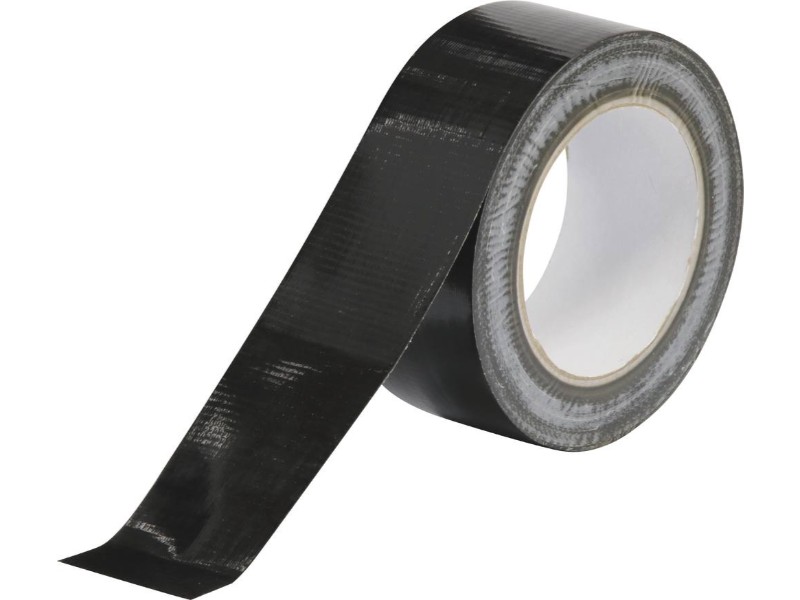 Toile adhesive dechirable noire 48mmx25m HPX - 17253