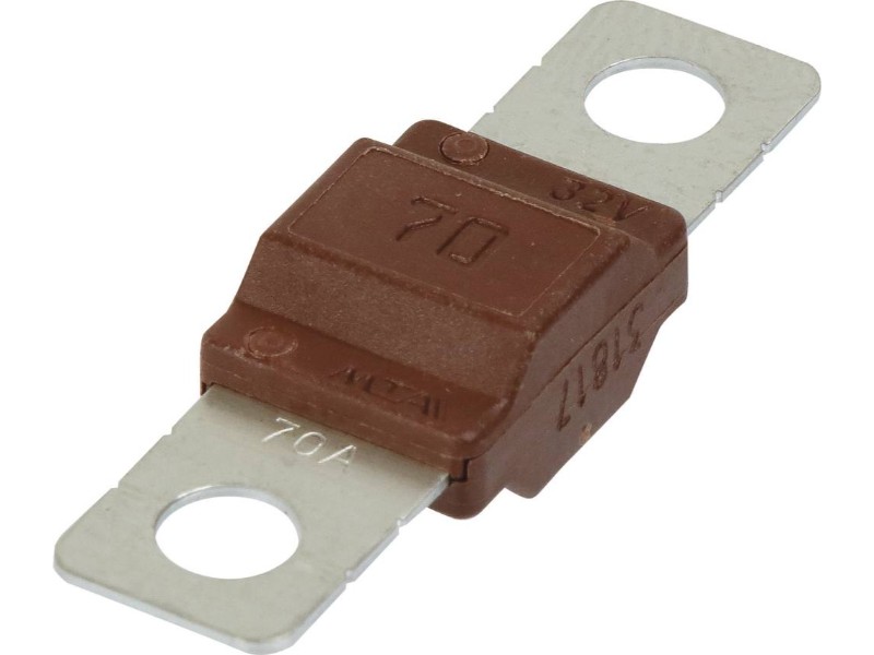 5 FUSIBLES MIDI SERIE 55 32V 70A MARRON 40*12 D53MM - 17339