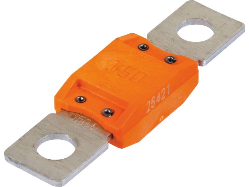5 fusibles mega serie 60 32v 150a orange d8mm - 17345