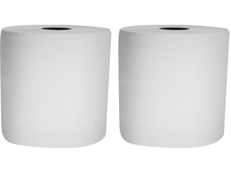 Lot 2 bobines, blanc eco 800 formats - 17537