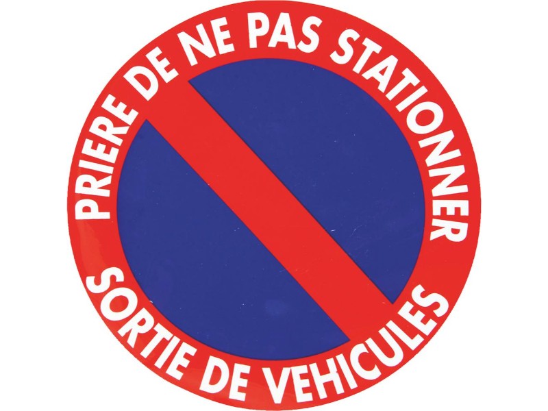 PANNEAU 'STATIONNEMENT INTERDIT' D.195 -17573