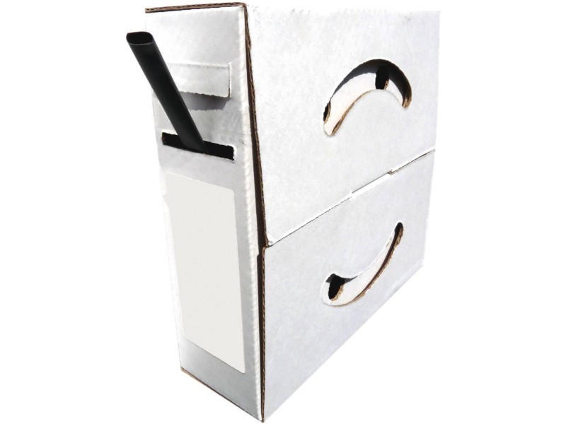 BTE COMPO GAINE THERMORETRACTABLE AVEC ADHESIF RESTREINT 9/3 5M NOIRE - SODELEC - 18108