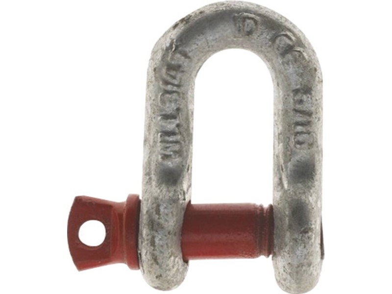 Manille droite avec axe vissé à œil 13mm ID MAT - 18519