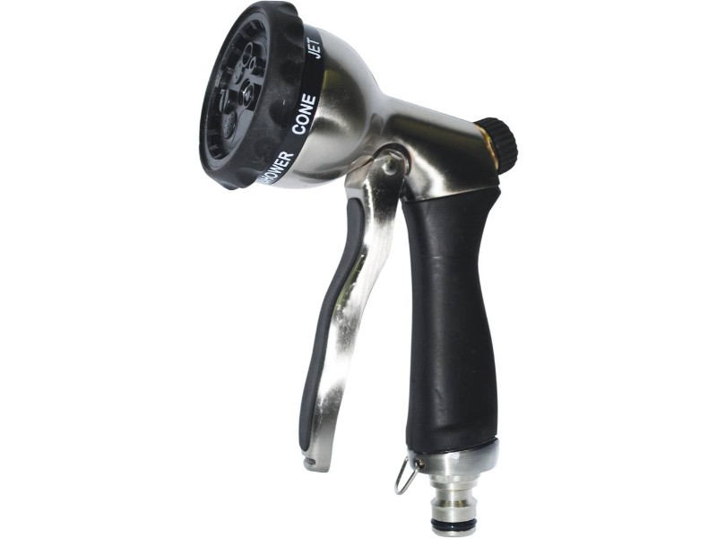 Pistolet metal brosse avec pomme 7 fonctions BOUTTE - 18921