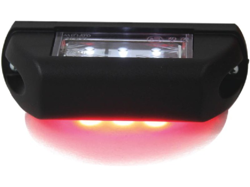 FEU DE GABARIT LED 12/24V ROUGE/BLANC - SODIFLASH - 19057