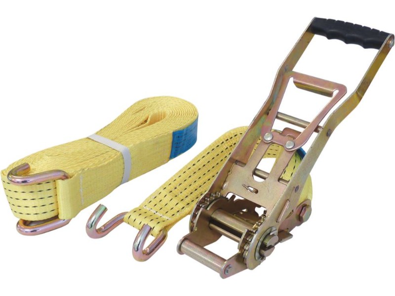 Sangle d'arrimage à cliquet séparé inversé 50mm 7,5T 9m doigts écartés - 19474
